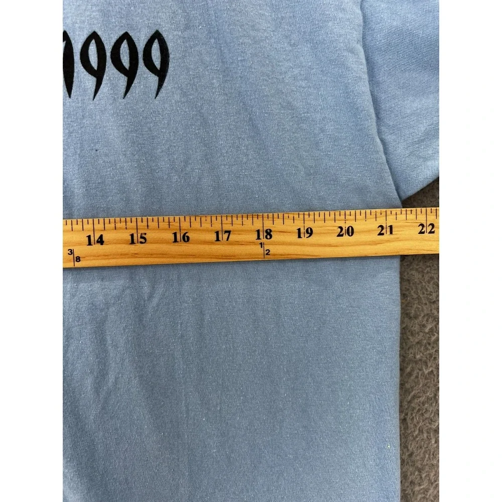 VTG Hanes Beefy Greek‎ Week 1999 Power of One T Shirt Adult Large Blue Y2k